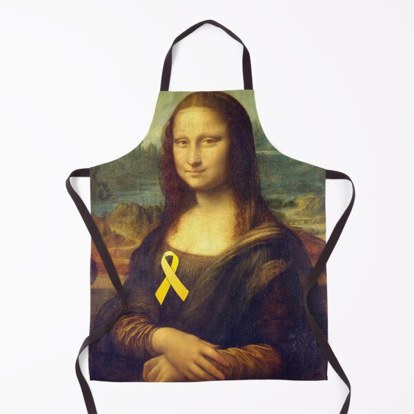 Aperçu de l'œuvre Mona Lisa With Yellow Ribbon créée et vendue par Mythos57.