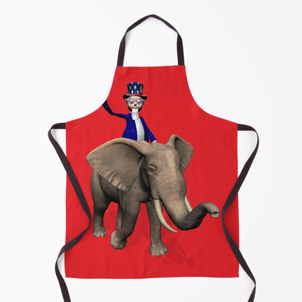 Item preview, Uncle Sam Riding On Elephant designed and sold by Mythos57.