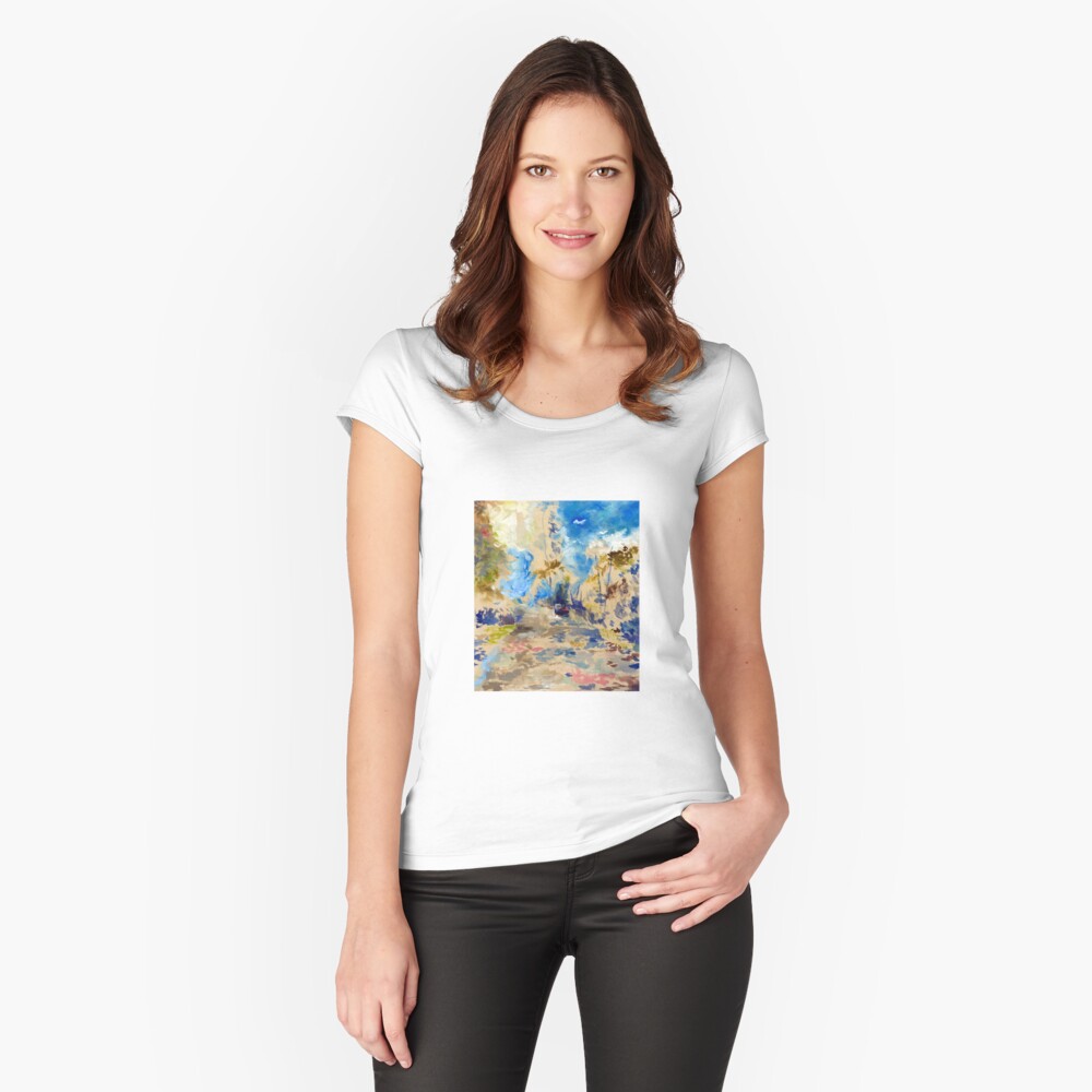 Artikel-Vorschau von Tailliertes Rundhals-Shirt, designt und verkauft von LillianBerthel.