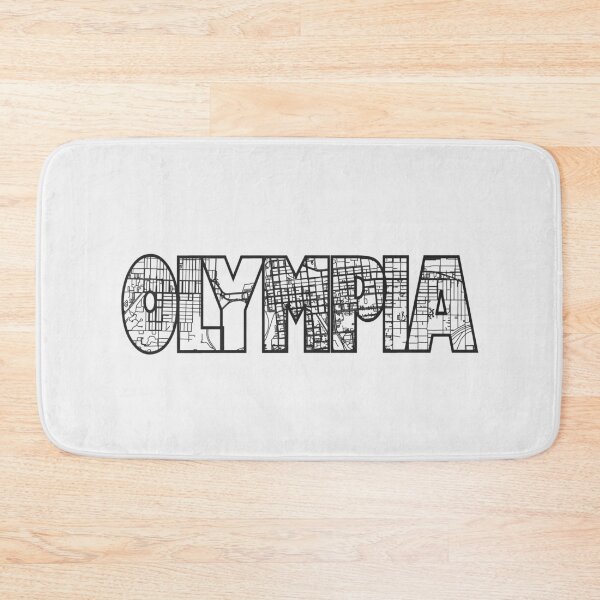 Item preview, Olympia Washington Street Map designed and sold by thestreetslocal.