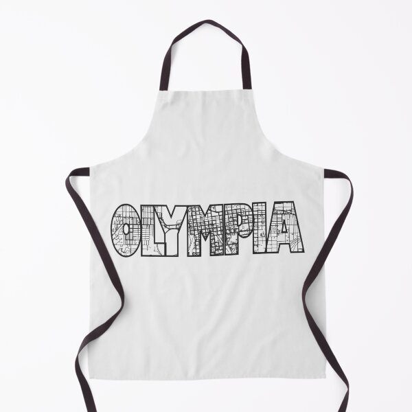 Item preview, Olympia Washington Street Map designed and sold by thestreetslocal.