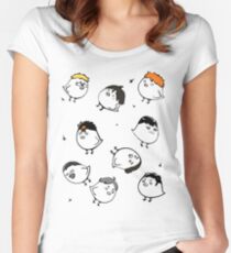 Karasuno crows Women's Fitted Scoop T-Shirt