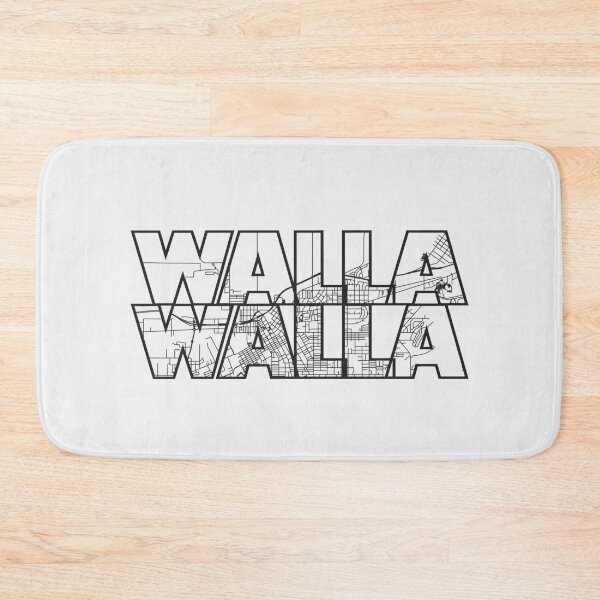 Item preview, Walla Walla Washington Street Map designed and sold by thestreetslocal.