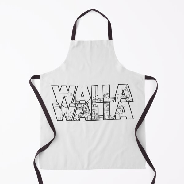 Item preview, Walla Walla Washington Street Map designed and sold by thestreetslocal.