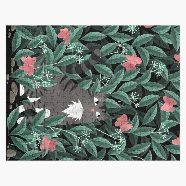 Butterfly Garden (Tabby Cat Version) Jigsaw Puzzle