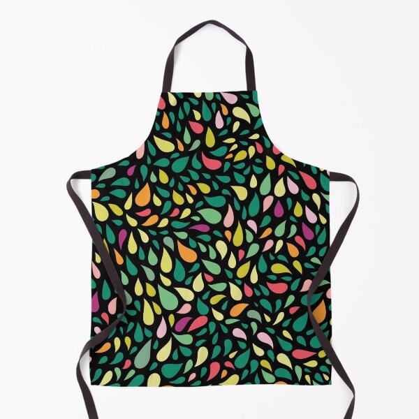 Item preview, Colorful Abstract Little Drops Mosaic Art Style - Black designed and sold by GDCdesigns.