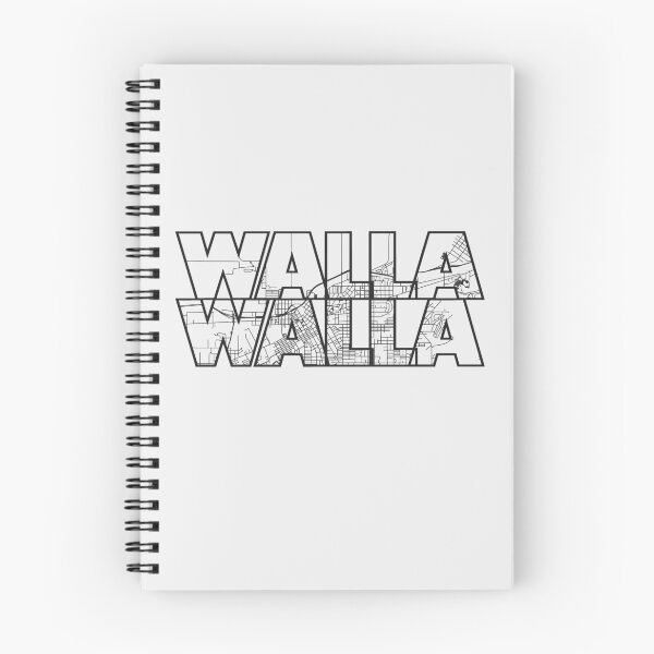 Item preview, Walla Walla Washington Street Map designed and sold by thestreetslocal.