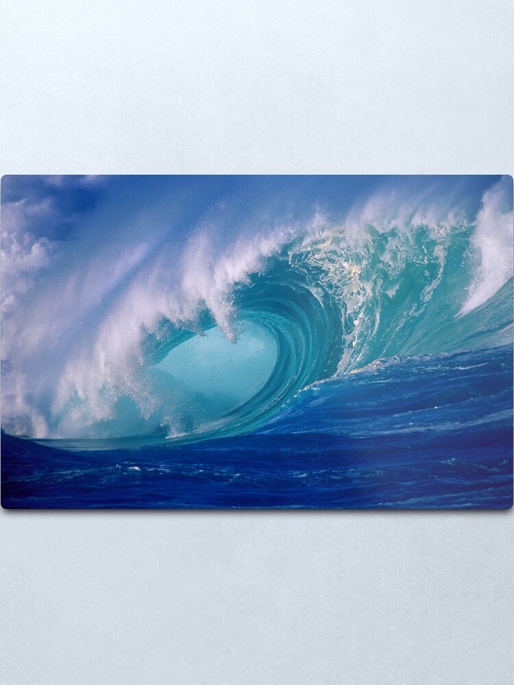 Alternate view of Powerful Hawaiian North Shore Wave Metal Print