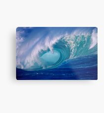 Powerful Hawaiian North Shore Wave Metallbild