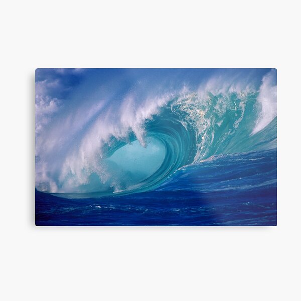 Powerful Hawaiian North Shore Wave Metal Print