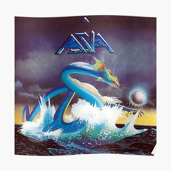 Asia Album Cover Poster By Sleekmode Redbubble