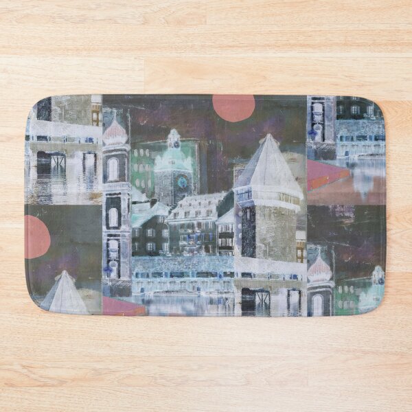 Item preview, Luzern Switzerland Urban Pop Art City Funky Streets Chapel Bridge Lucerne Buildings Modern Art Retro Wanderlust Downtown Homeland designed and sold by ExquisiteShots.