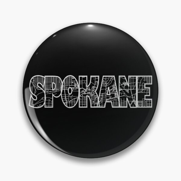 Item preview, Spokane Washington Street Map designed and sold by thestreetslocal.