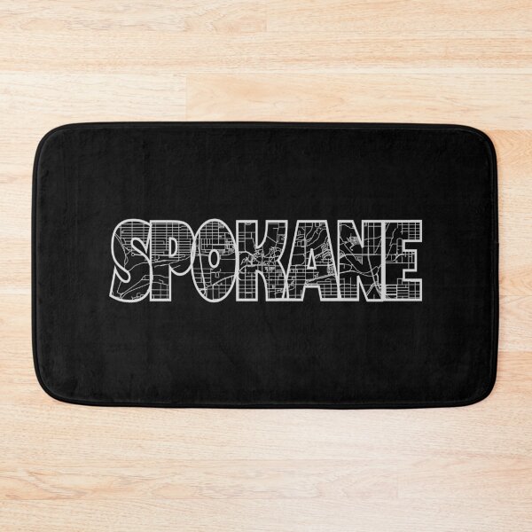 Item preview, Spokane Washington Street Map designed and sold by thestreetslocal.