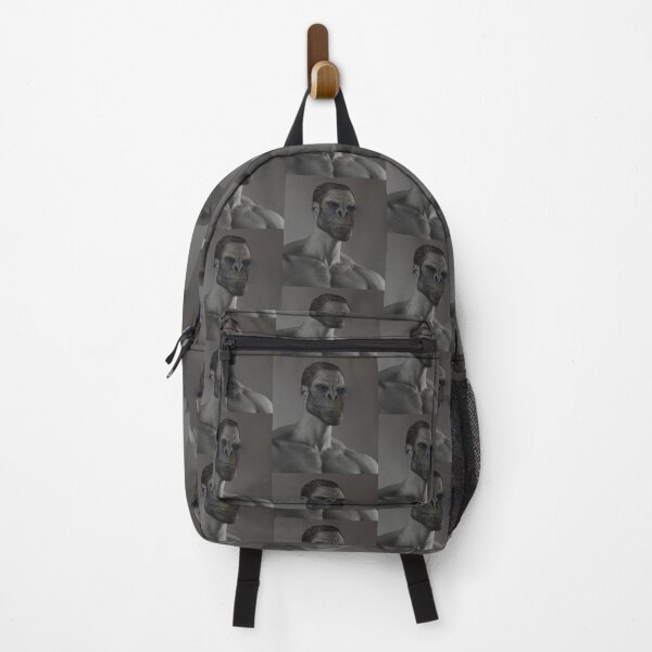 Giga Chad Halo Monke Backpack