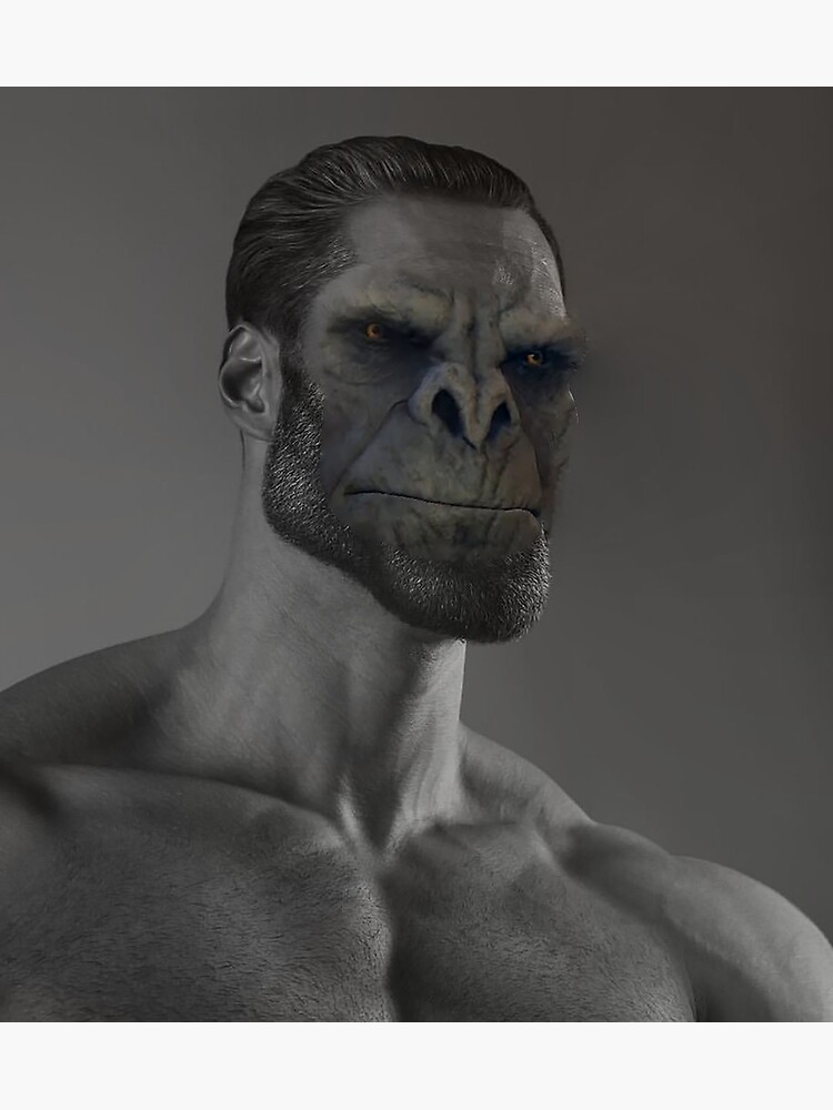 Meme of giga chad