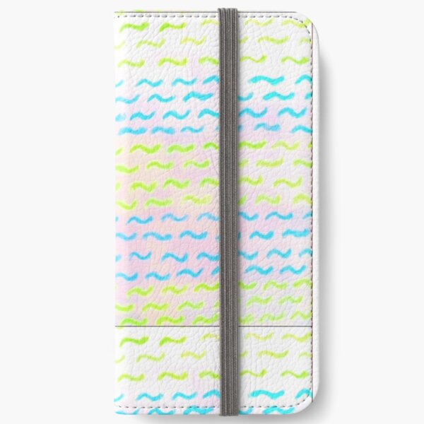Big and colorful waves iPhone Wallet