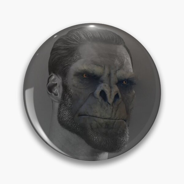 Item preview, Giga Chad Halo Monke designed and sold by shitpostanon.