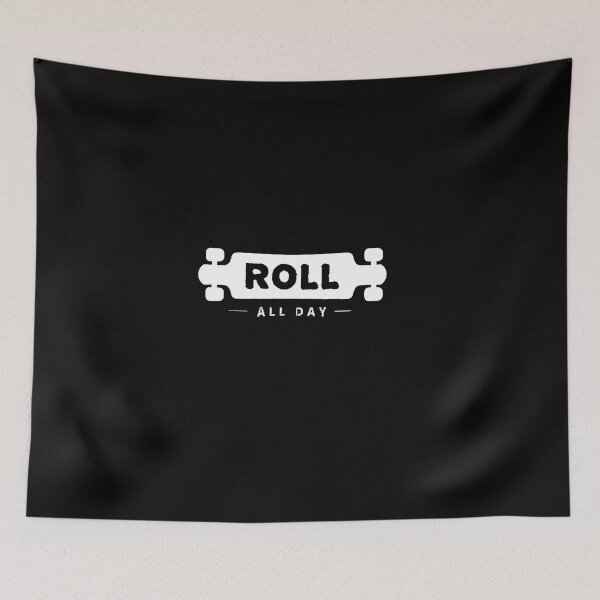 Item preview, Longboard Roll All Day designed and sold by INTROVERT-STORE.