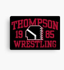 Thompson Wrestling Canvas Print