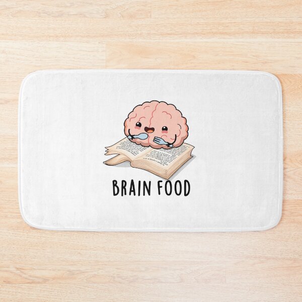 Item preview, Brain Food Funny Anatomy Puns  designed and sold by punnybone.