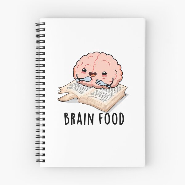 Item preview, Brain Food Funny Anatomy Puns  designed and sold by punnybone.