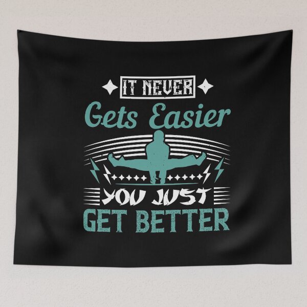 Item preview, Karate | It never gets easier you just get better designed and sold by teamph.