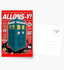 Time Traveling Lessons Postcards
