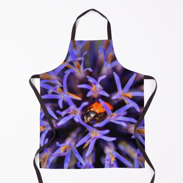Item preview, Ladybug On Allium giganteum designed and sold by Mythos57.