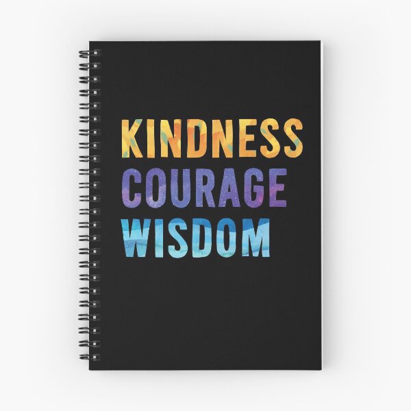 Item preview, Kindness Courage Wisdom – Black designed and sold by ImperfectLife.
