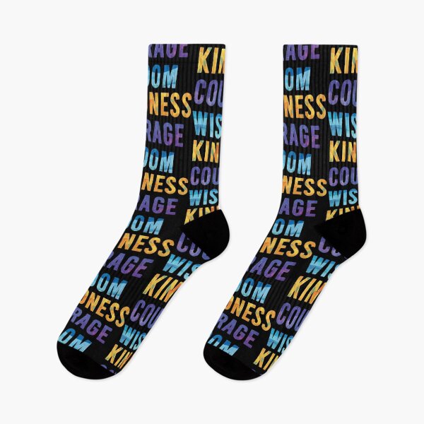 Item preview, Kindness Courage Wisdom – Black designed and sold by ImperfectLife.