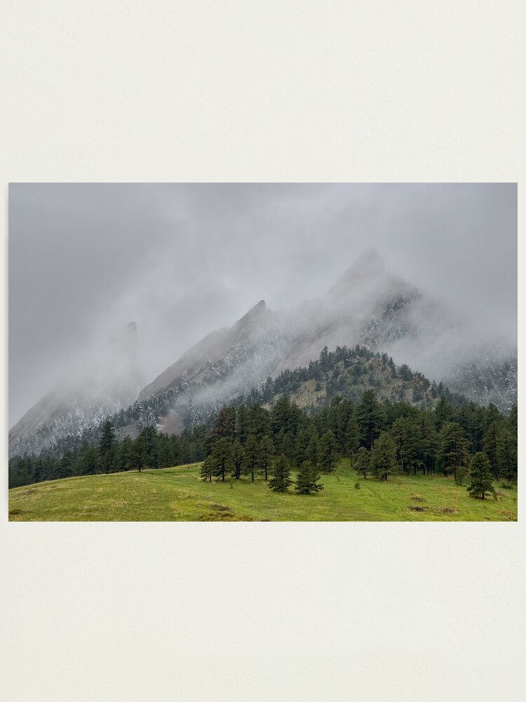 Alternate view of The Wild and Wet Flatirons Photographic Print