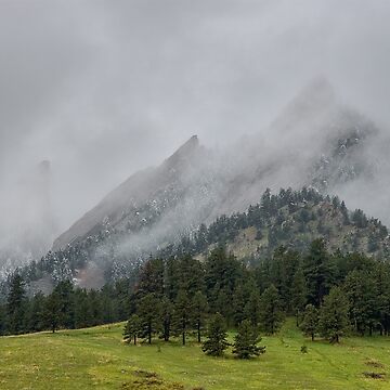 Artwork thumbnail, The Wild and Wet Flatirons by Gregory J Summers