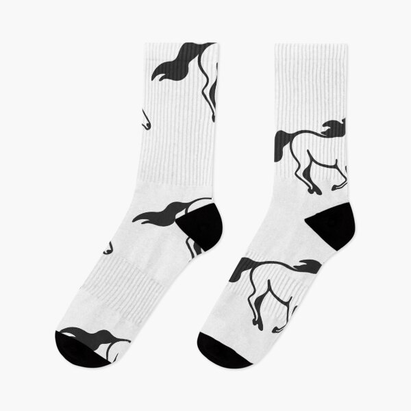 Artikelvorschau, Black Horse Galopping Outline entworfen und verkauft von eidrood.