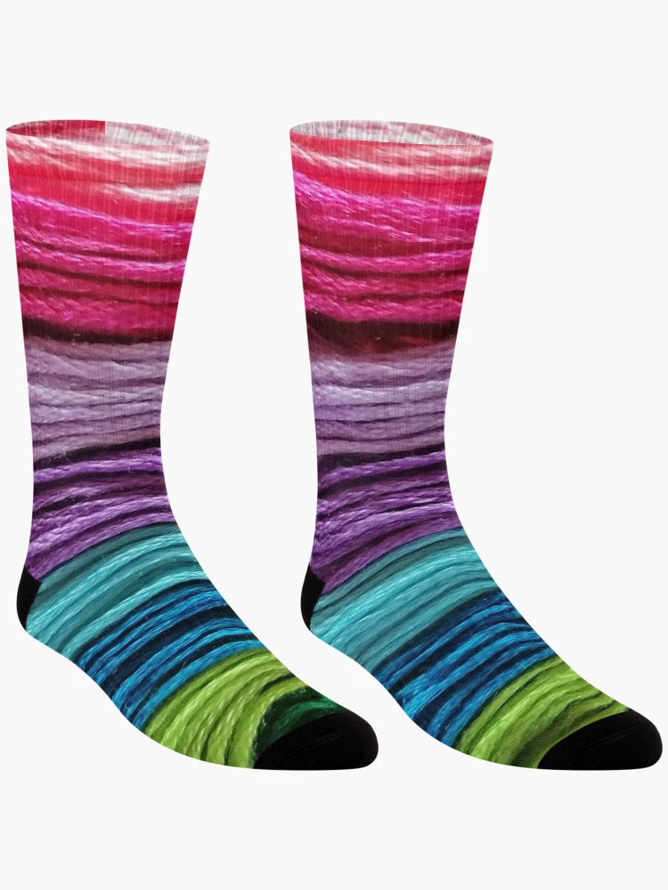 Thumbnail 3 of 5, Socks, Color Threads designed and sold by Taket.