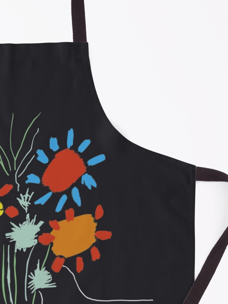 Alternate view of Bouquet - Picasso Line Art Apron