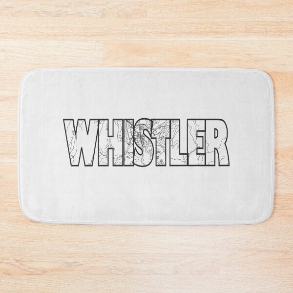 Item preview, Whistler BC Street Map designed and sold by thestreetslocal.