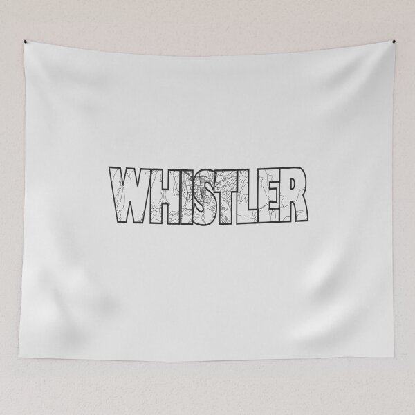Item preview, Whistler BC Street Map designed and sold by thestreetslocal.