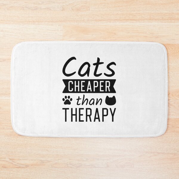 Item preview, Cats Cheaper Than Therapy designed and sold by LuckyFoxDesigns.