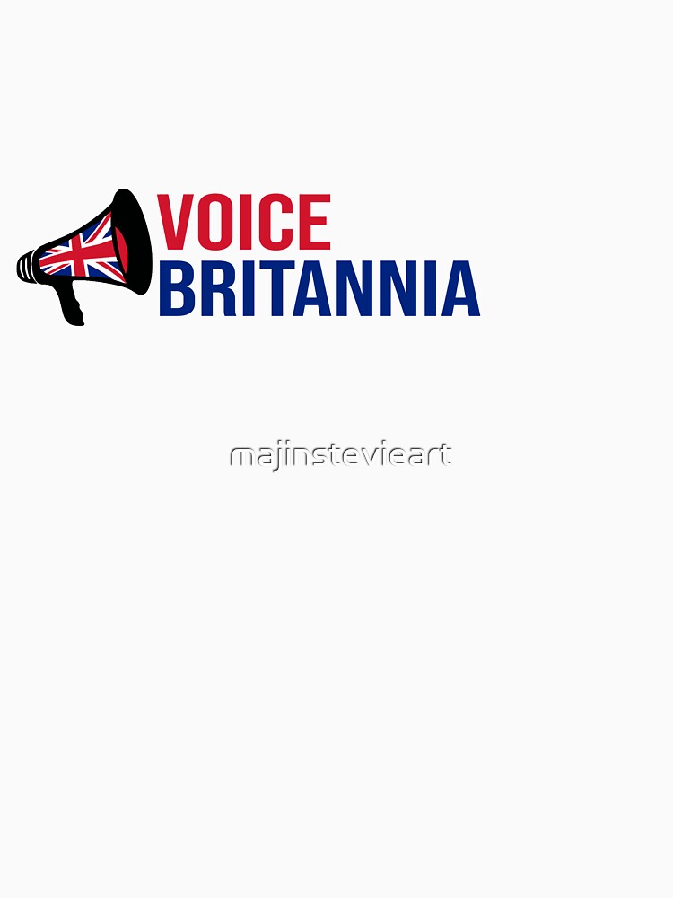 Voice Britannia - The T-shirt by majinstevieart