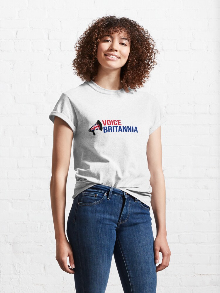 Alternate view of Voice Britannia - The T-shirt Classic T-Shirt