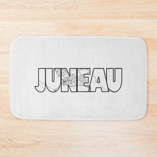 Item preview, Juneau Alaska Street Map designed and sold by thestreetslocal.