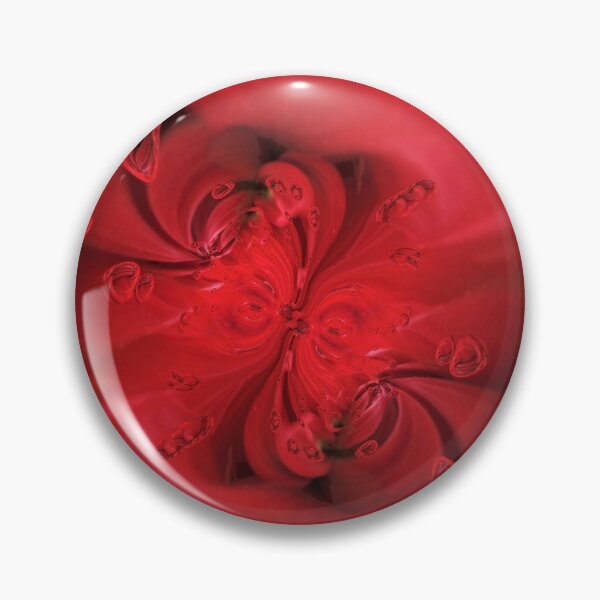 Item preview, futuristic red dahlia floral fantasy design designed and sold by mister-john.