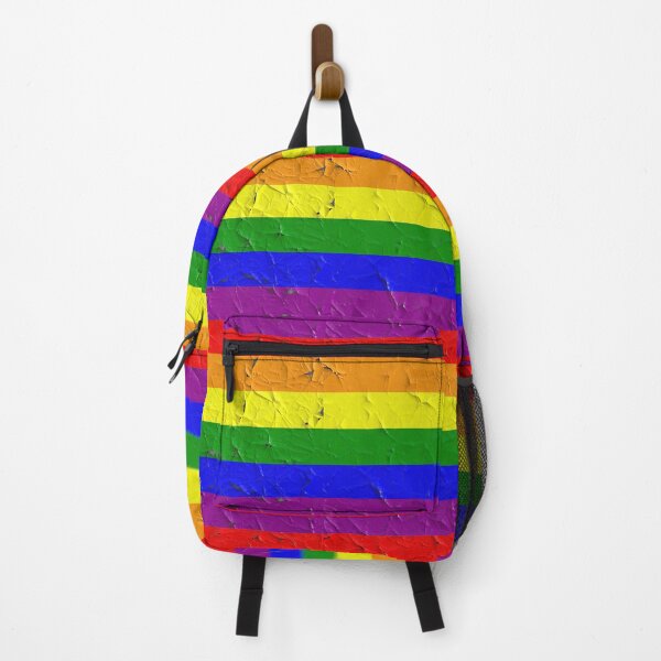Item preview, Distressed Rainbow Flag designed and sold by Sybille-Yates.