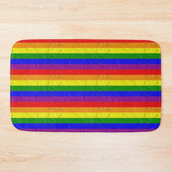 Item preview, Distressed Rainbow Flag designed and sold by Sybille-Yates.