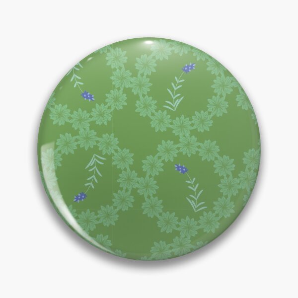 Item preview, lavender in floral circles designed and sold by rysunki-malunki.
