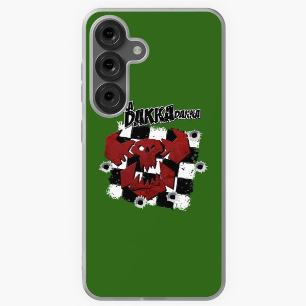 Item preview, Kopie von Ork Skull with horns on checkered background designed and sold by sherman0815.