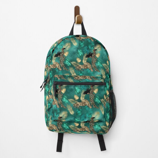 Item preview, Tropical Nature Green & golden Leopard cheetah designed and sold by ToniaKroeger.
