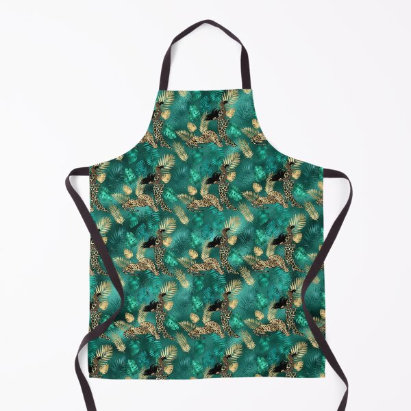 Item preview, Tropical Nature Green & golden Leopard cheetah designed and sold by ToniaKroeger.