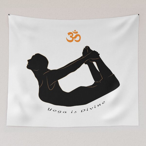 Item preview, Aum and Yogini in bow pose designed and sold by PacificStreams.